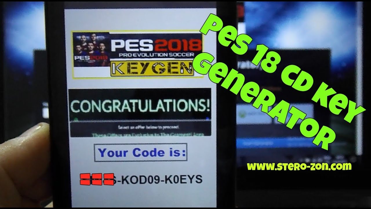 telecharger licence key pes 2016